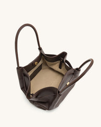 JWPEI Hana Medium Tote Bag - Dark Brown