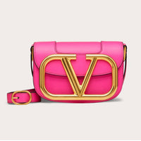 Valentino Garavani – Leather Small Supervee Crossbody Bag