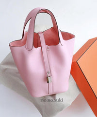 Hermès Picotin Lock 18 Craie Clemence