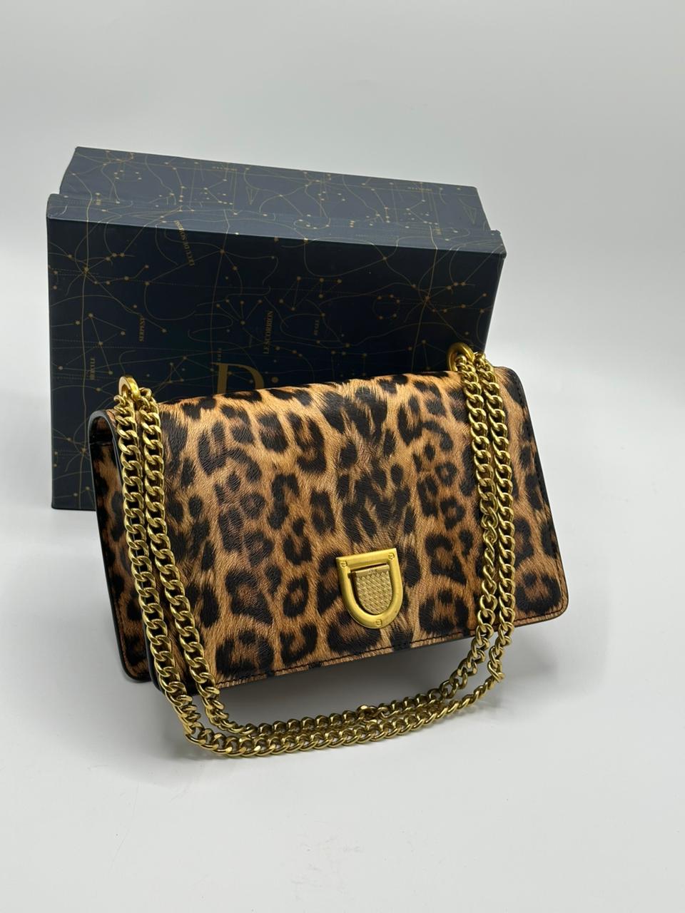 Christian Dior Leather Chain Shoulder Bag