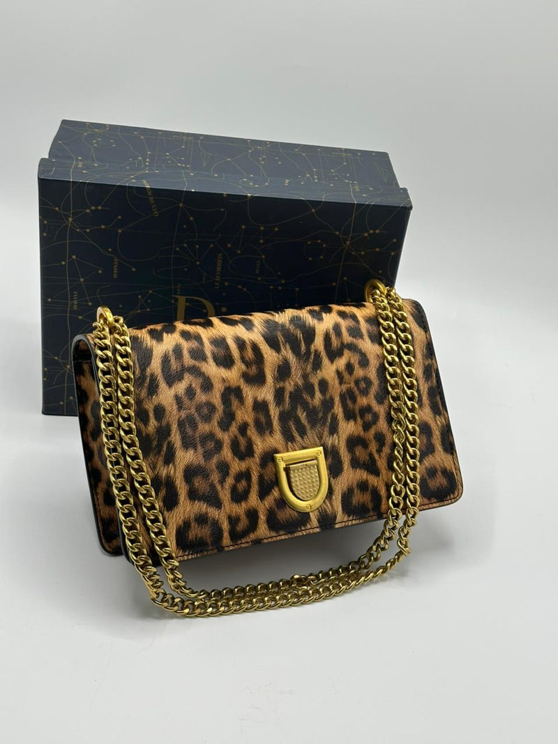 Christian Dior Leather Chain Shoulder Bag