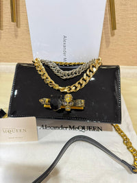 Alexander McQueen Jeweled Satchel Bag
