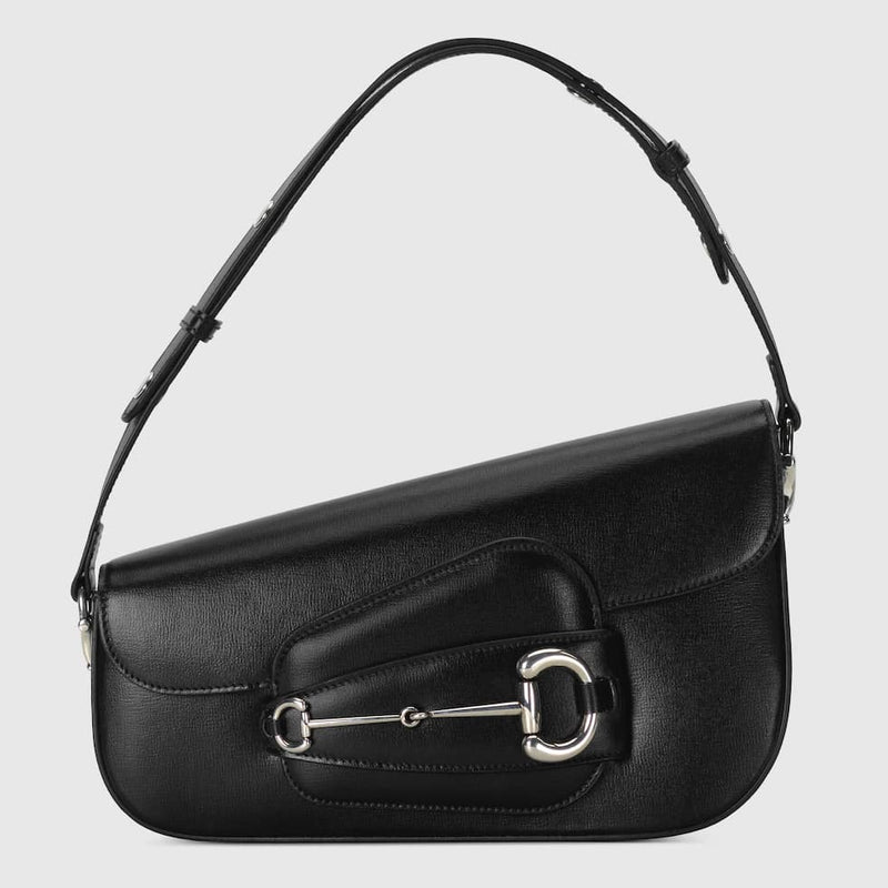 Gucci Horsebit 1955 Monogrammed Small Shoulder Bag