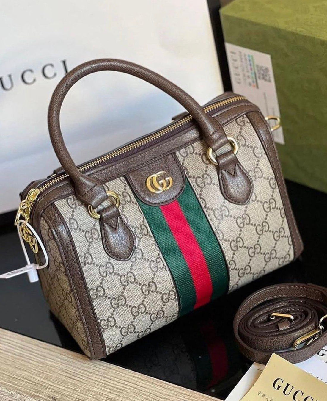Gucci Ophidia boston bag