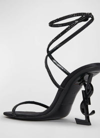 YSL - Opyum 110 crystal-embellished sandals