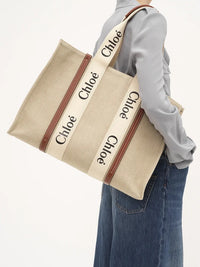 CHLOE Large Woody Tote Bag