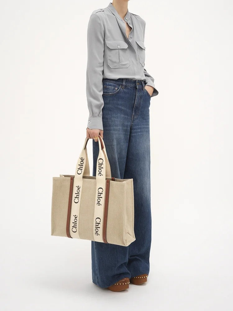 CHLOE Large Woody Tote Bag