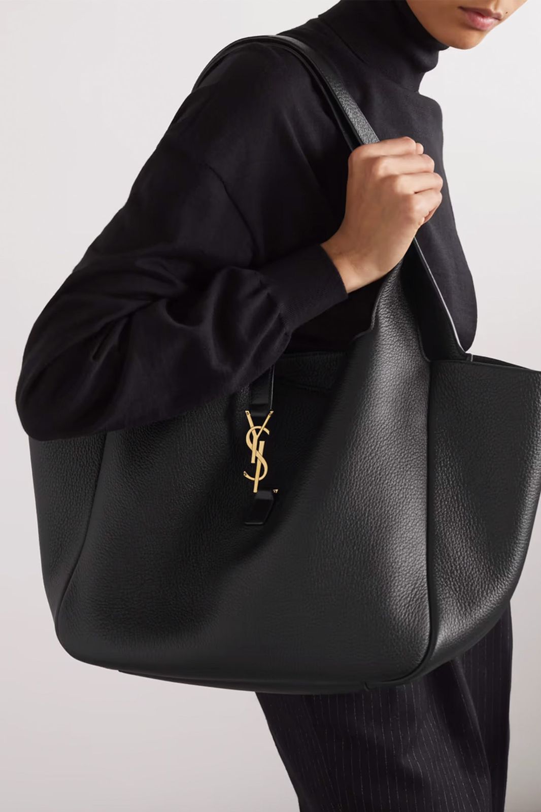 Saint Laurent – Le 5 à 7 Bea in Grained Leather