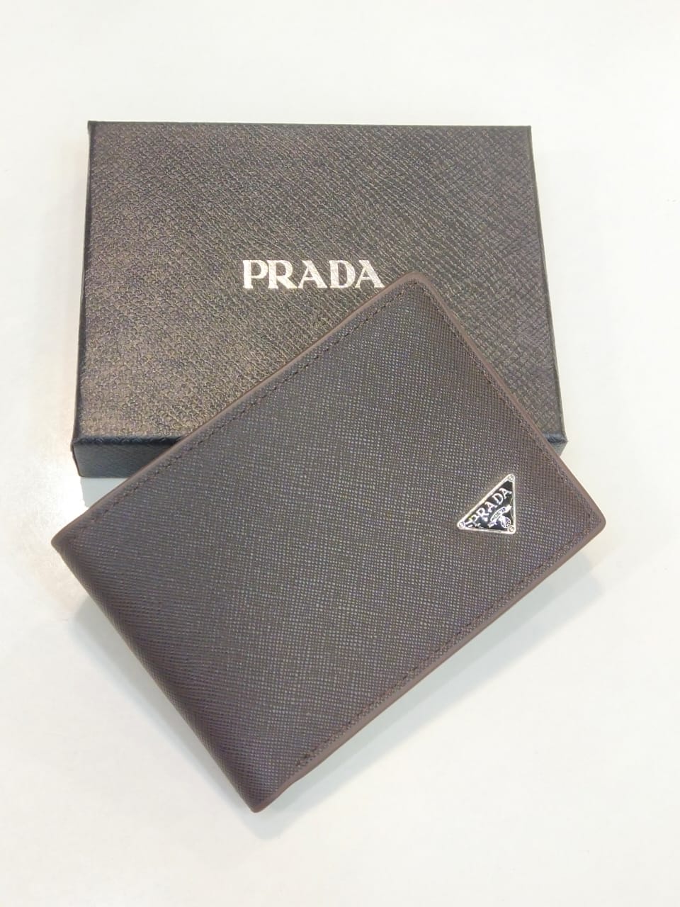 Prada – Saffiano Leather Bi-Fold Wallet