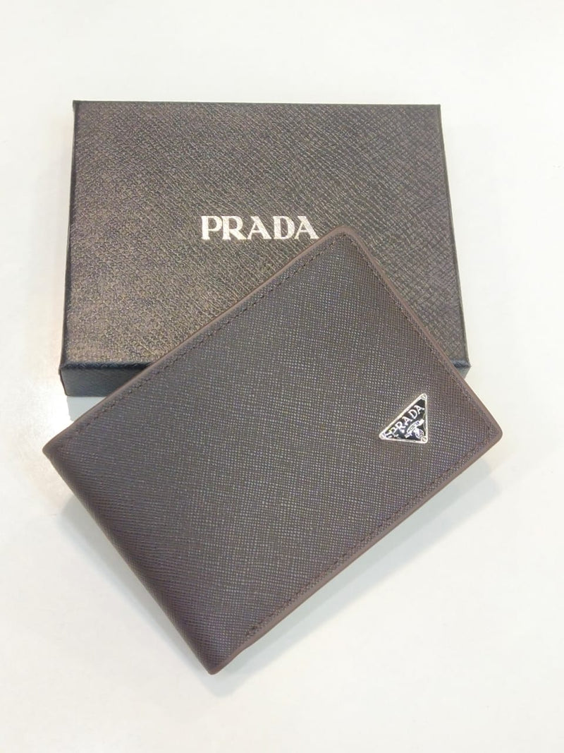 Prada – Saffiano Leather Bi-Fold Wallet