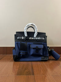 HERMES HAC Birkin 40 Cargo Noir Palladium Hardware