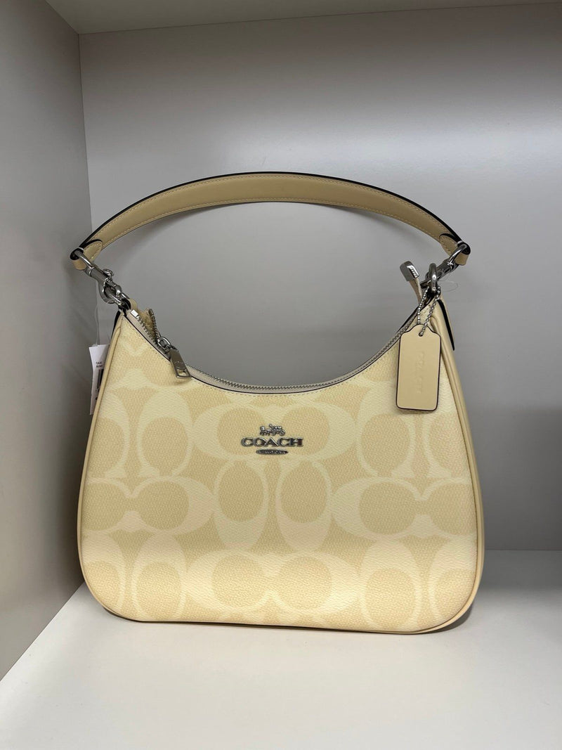Coach Teri Hobo Bag In Signature Canvas