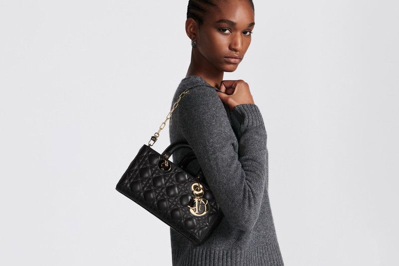 Dior Lady D-Joy Medium – Black Cannage Lambskin