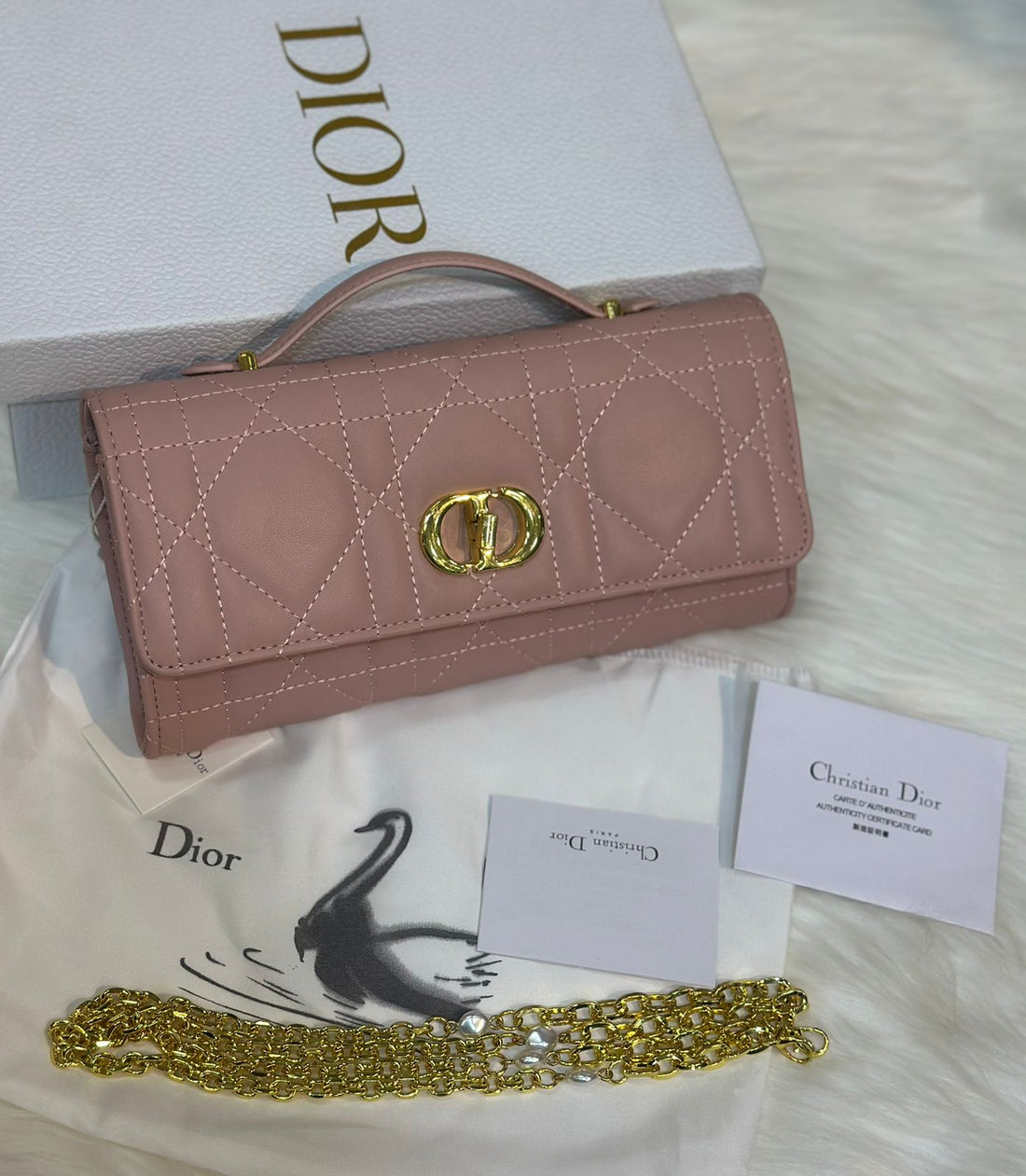 Dior Miss Caro Top Handle Pouch