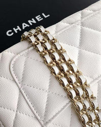 Chanel 25A Double Chain Bag Caviar