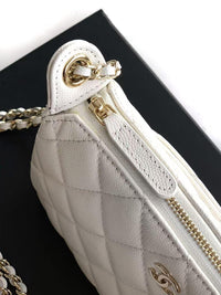 Chanel 25A Double Chain Bag Caviar