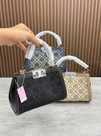 Tory Burch  T Monogram Studded Jacquard Bag