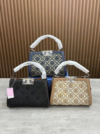 Tory Burch  T Monogram Studded Jacquard Bag