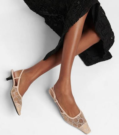 GUCCI  WOMEN'S SLING back Pumps hover