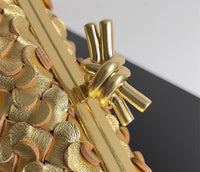 Bottega Veneta – Knot Intrecciato Leather Minaudière Clutch