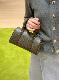 TORY BURCH T MONOGRAM PETITE BARREL BAG