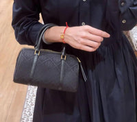 TORY BURCH T MONOGRAM PETITE BARREL BAG