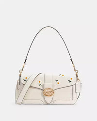 COACH Georgie Shoulder Bag In Colorblock Signature Canvas & Daisy Embroidery