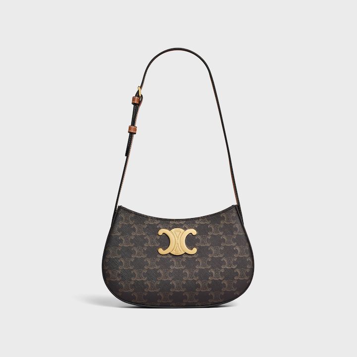 Celine MEDIUM TILLY BAG IN TRIOMPHE CANVAS