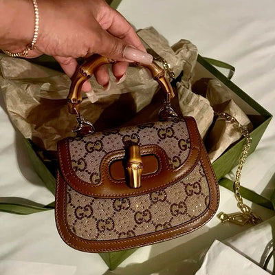 Gucci GG Canvas Bamboo 1947 Mini