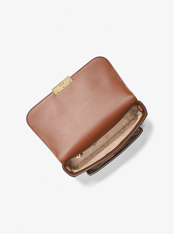 Michael Kors Sloan Editor Medium Signature Logo Messenger Bag