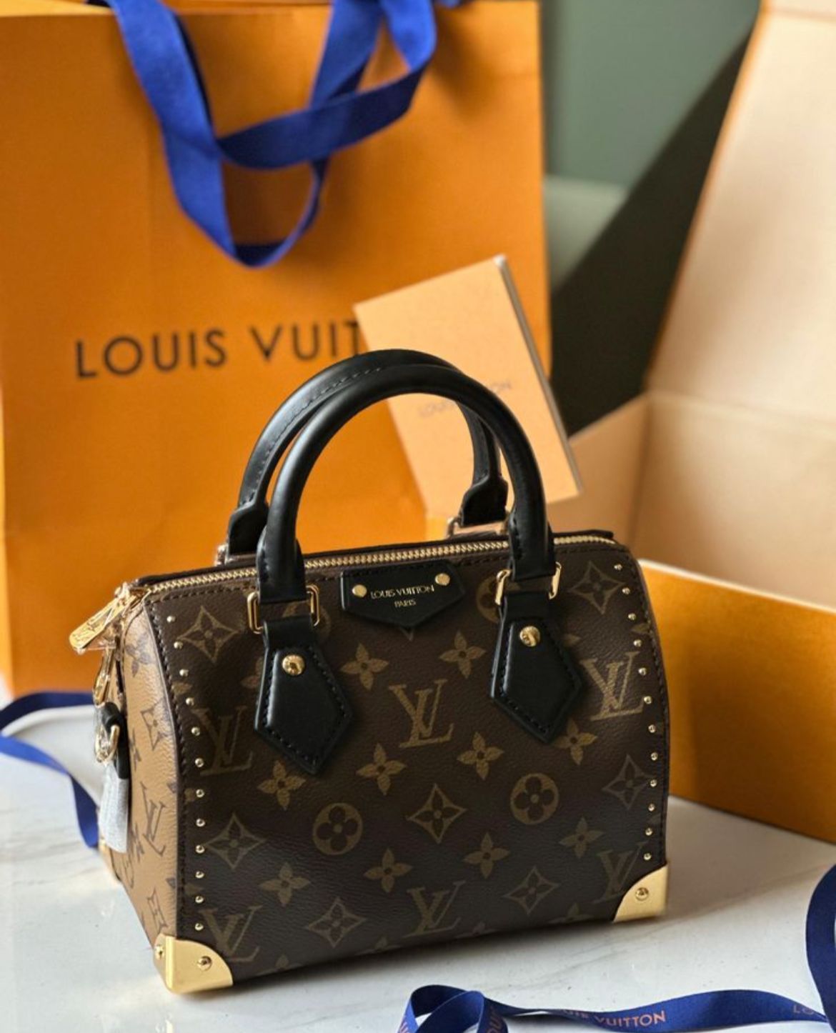 Louis Vuitton Speedy Trunk 20 Monogram