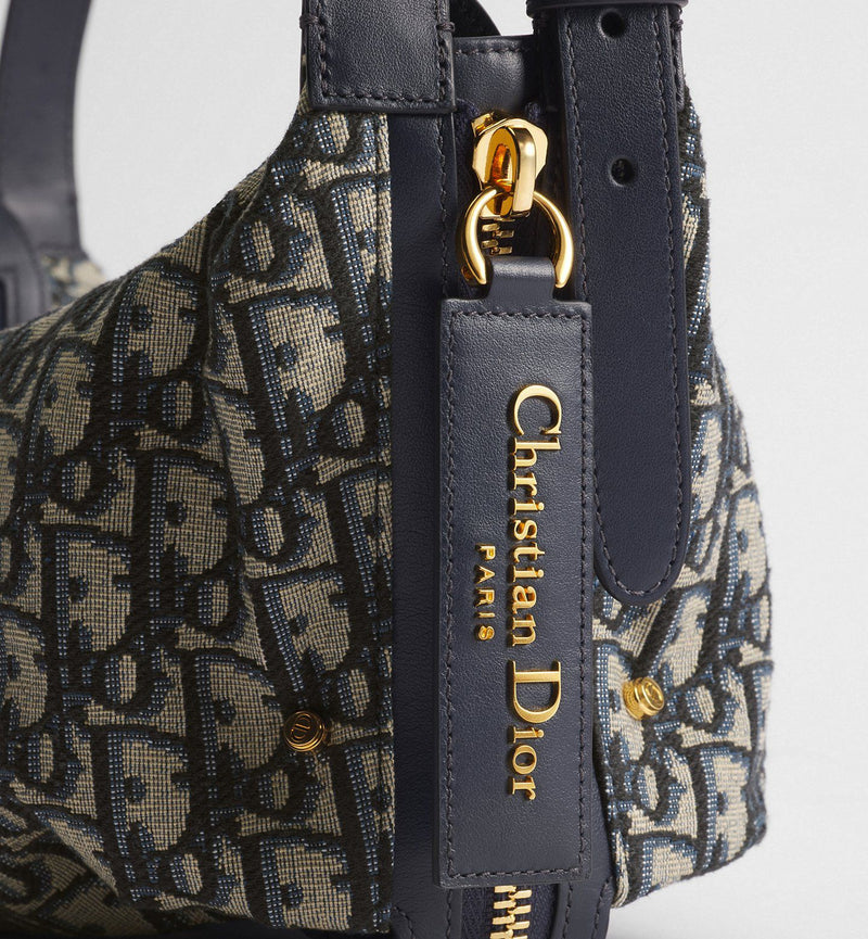 Dior D-Journey Small – Blue Oblique