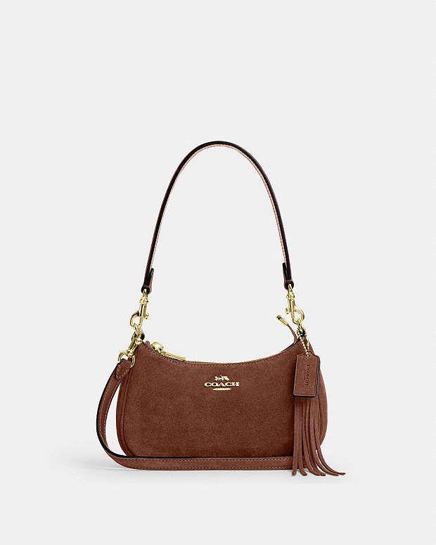 Coach Teri Crossbody Bag in Suede