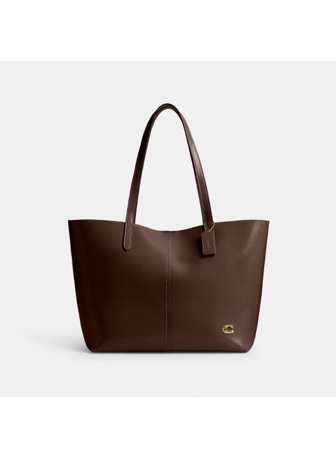 Coach North 32 leather tote bag
