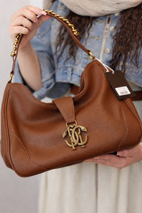 Roberto Cavalli chain-detail shoulder bag