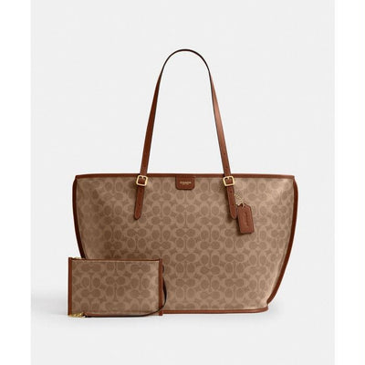 COACH  Taxi Tote Bag In Signature Canvas