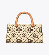 Tory Burch T Monogram Embossed Small East-West Tote