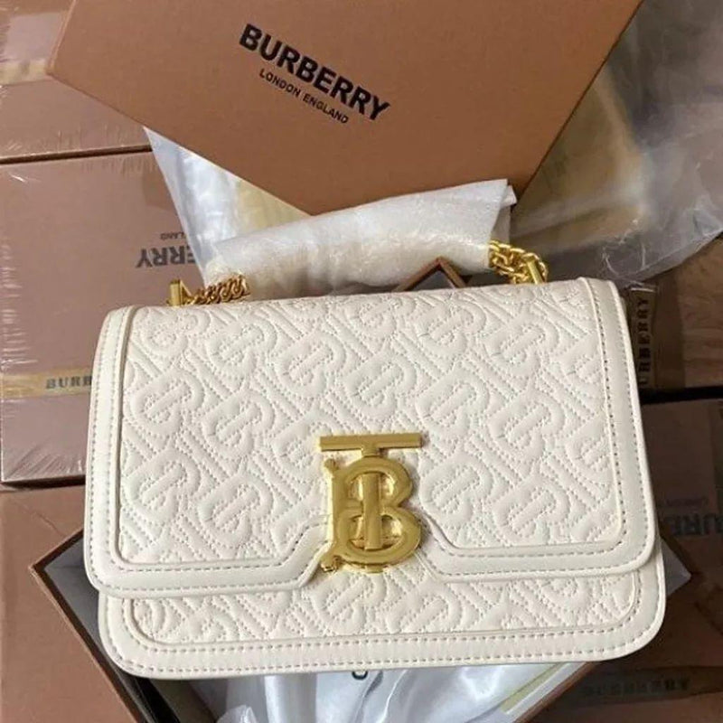 Burberry Mini TB Quilted Crossbody Bag