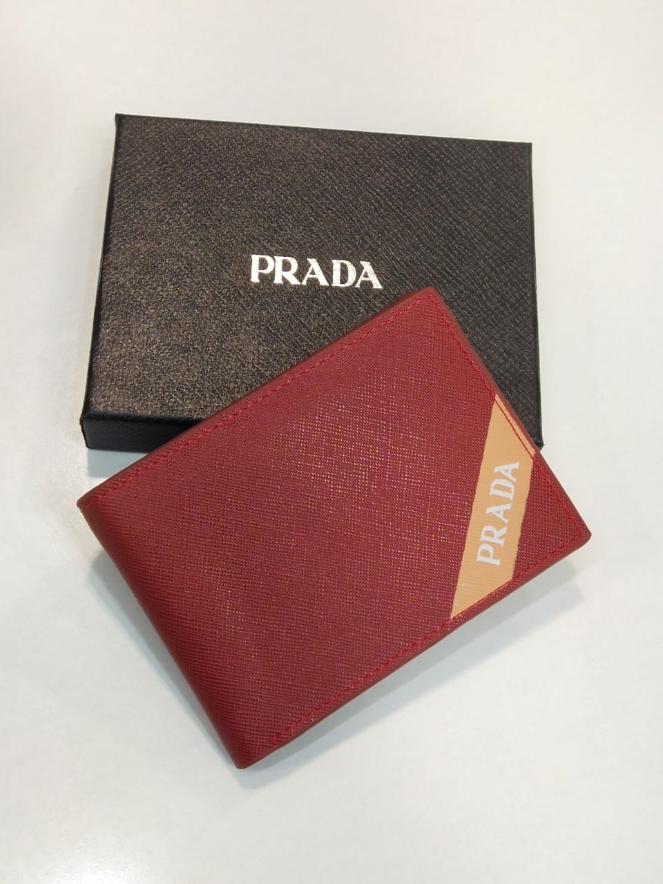 Prada – Men’s Saffiano Leather Bi-Fold Wallet