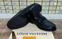 . Louis.Vuitton Black Lining Major Loafers