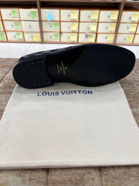 . Louis.Vuitton Black Check Major Loafers