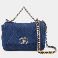 Chanel – 19 Chain Shoulder Bag (Blue Denim)