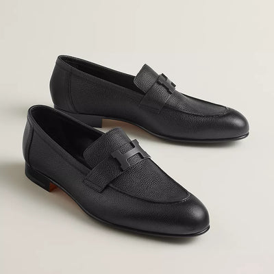 Paris loafer - Black | Hermès Finland