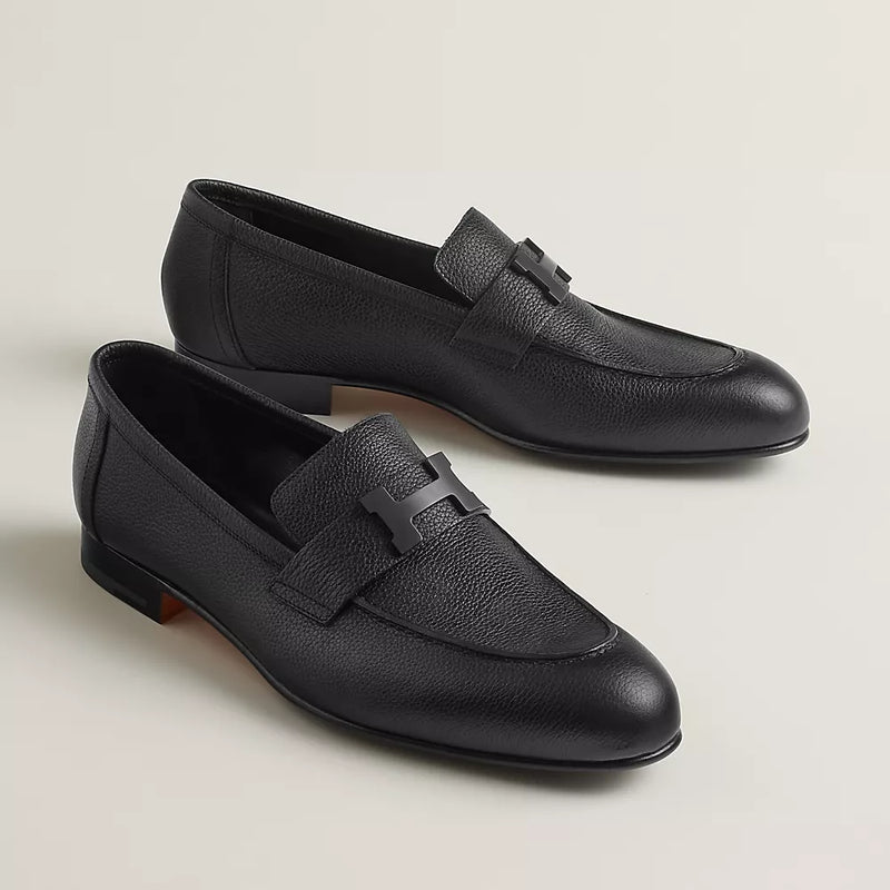 Paris loafer - Black | Hermès Finland
